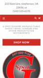 Mobile Screenshot of gspotsensors.com