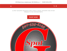 Tablet Screenshot of gspotsensors.com